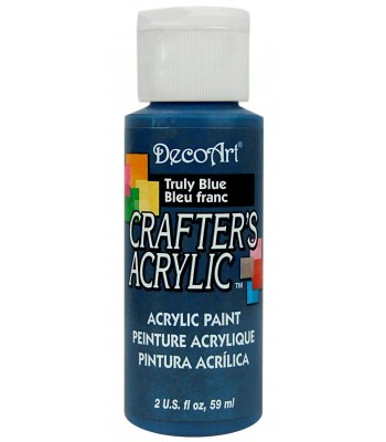 DecoArt Crafters Acrylic - Truly Blue 2oz